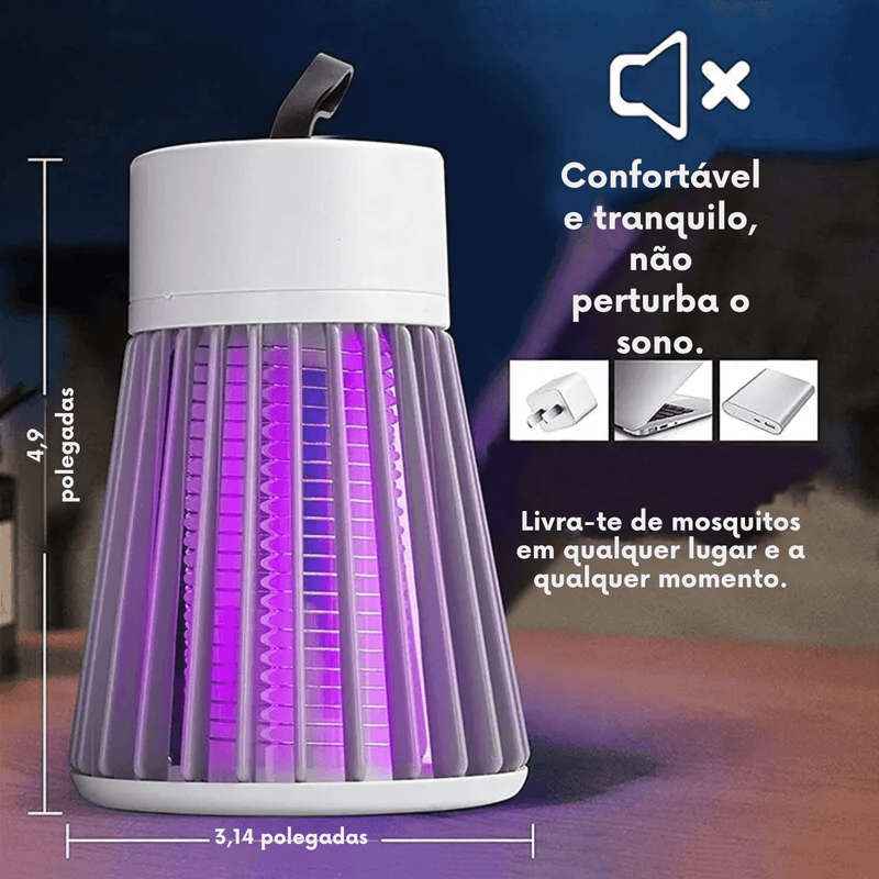 Luminária Mata Mosquito com LED